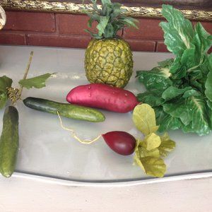 Realistic Fruits & Vegetables